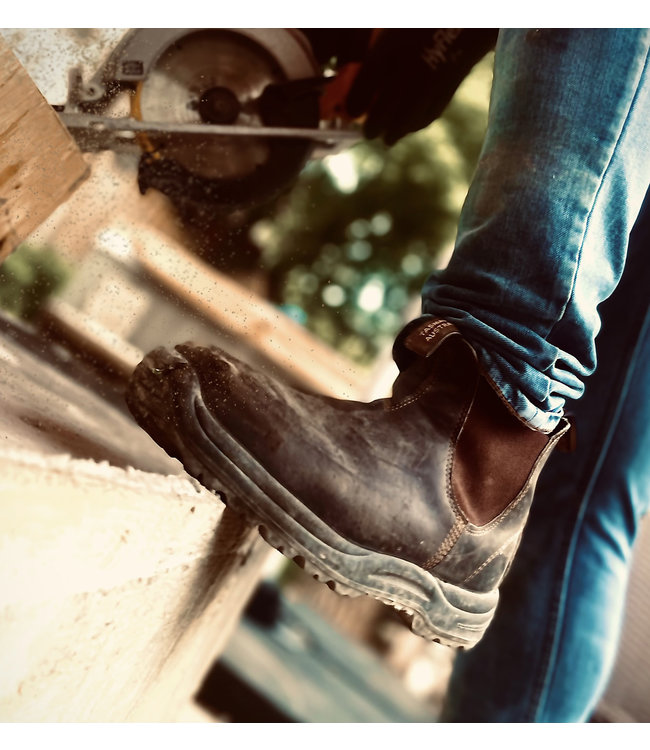 Blundstone 162 Botte de travail et de sécurité Brun Stout