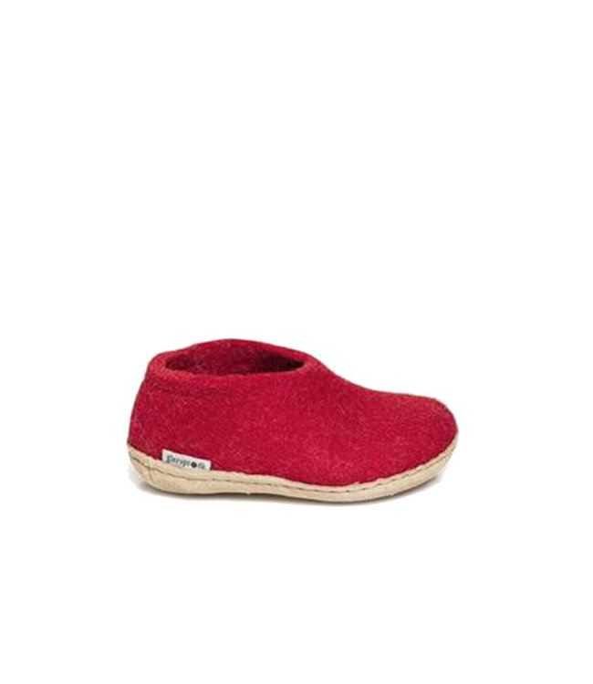 Glerups Kids Shoes Leather Sole Red