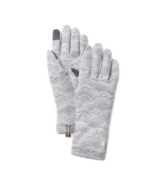 Smartwool Merino 250 Pattern Gants Gris Pâle