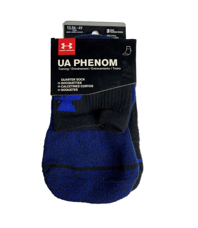 Under Armour Phenom Quarter Bas Bleu Royal