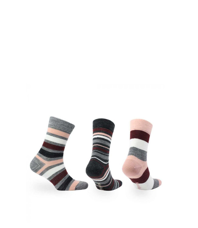 Norfolk Stockholm A1 Pink Multi 3 pairs per pack