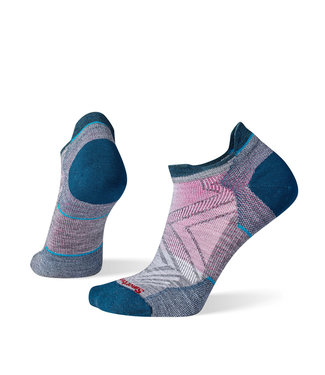 Smartwool Women's Run Zero Cushion Low Ankle Socks Grey