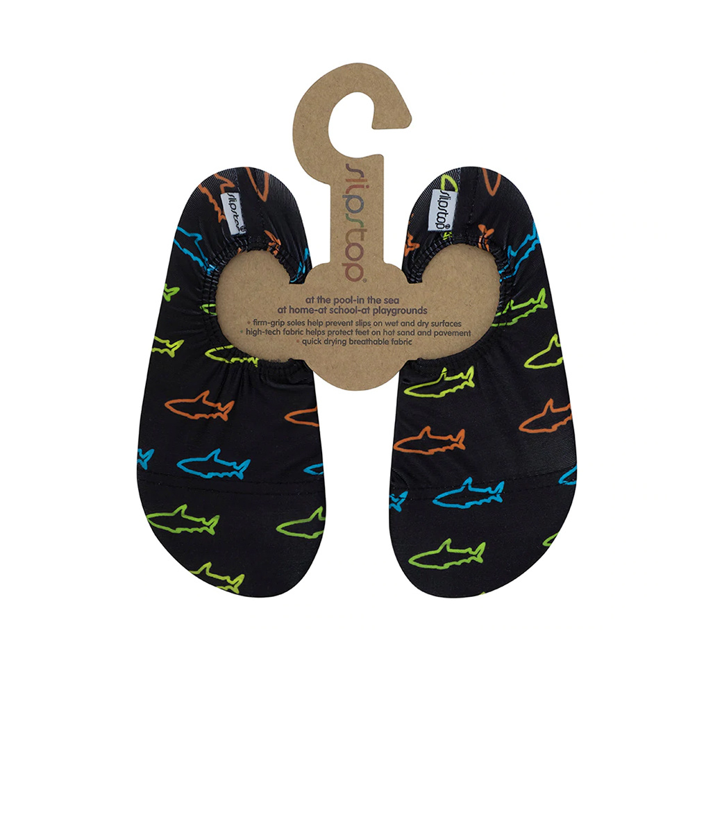 Slipstop Shoes - Neon Sharks Slipstop Shoes - Neon Sharks