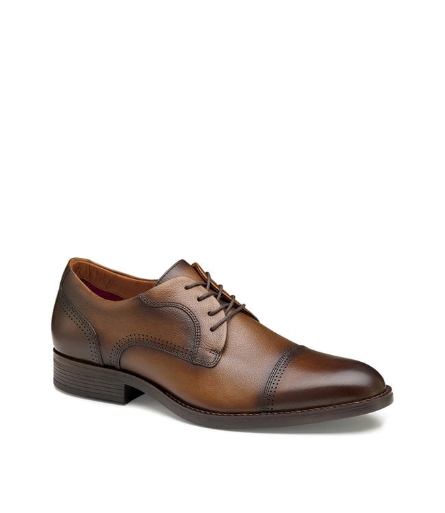 Johnston & Murphy Hawthorn Cap Toe Tan
