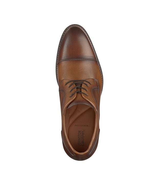 Johnston & Murphy Hawthorn Cap Toe Tan