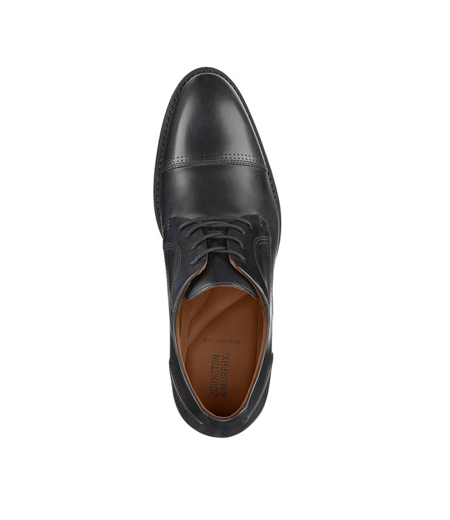 Johnston & Murphy Hawthorn Cap Toe Black