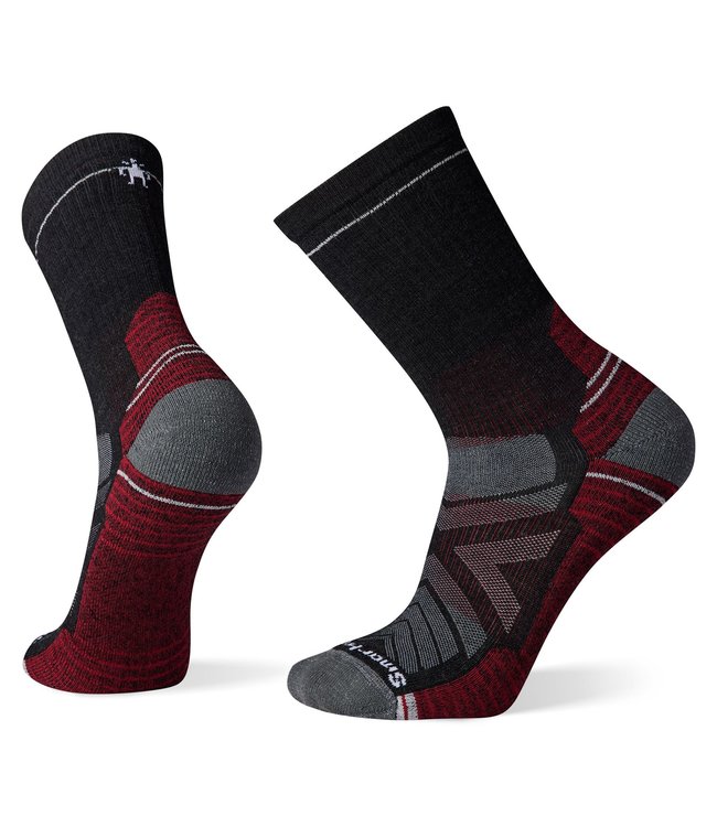 Smartwool Men's Hike Light Cushion Crew Socks Charcoal