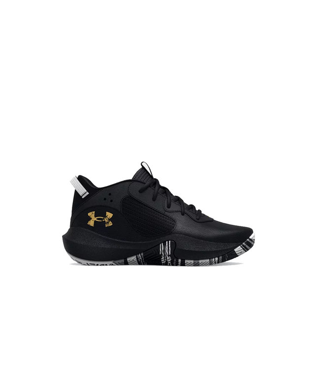 Under Armour Kid's -Lockdown 6 Basketball Black / Metallic Gold