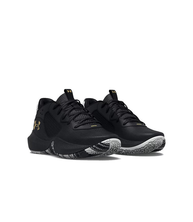 Under Armour Kid's -Lockdown 6 Basketball Black / Metallic Gold