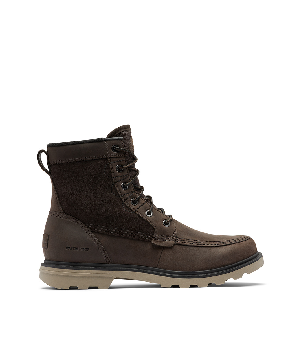 sorel blackened brown boots
