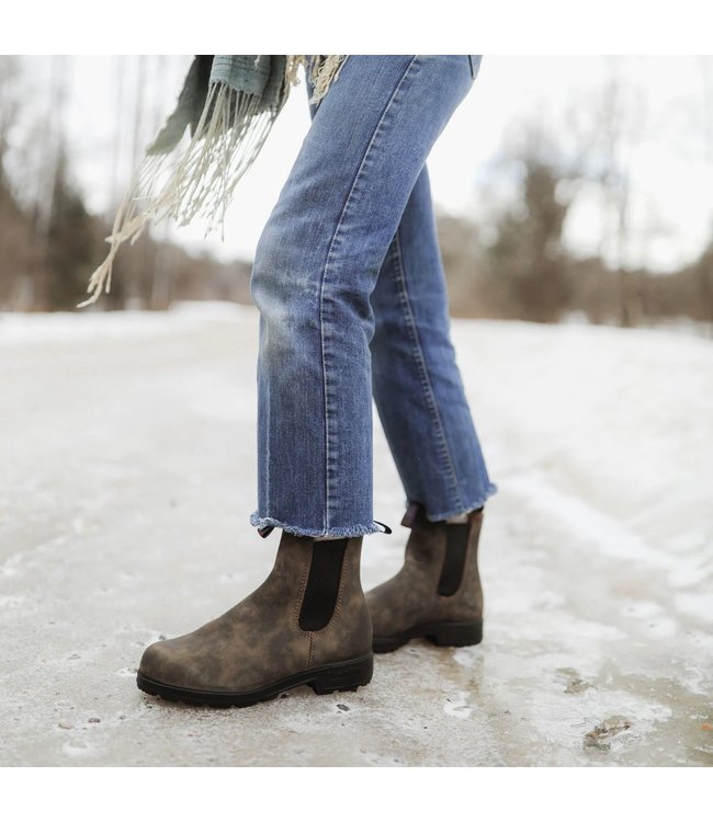 Blundstone 2223 Botte montante Originale Hiver Thermique pour femmes Brun Rustique