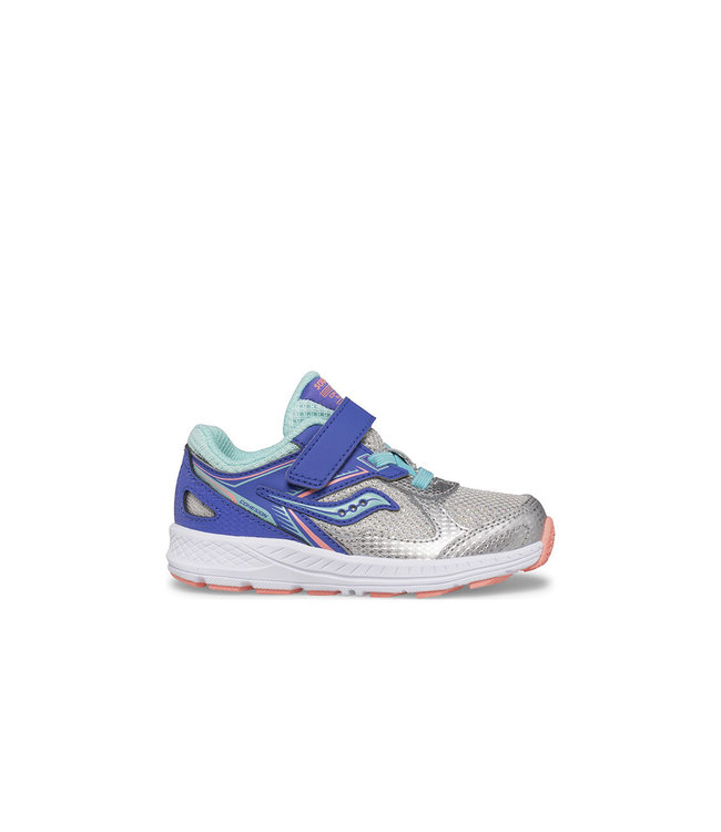 Saucony Cohesion 14 A/C JR Silver / Periwinkle / Turquoise