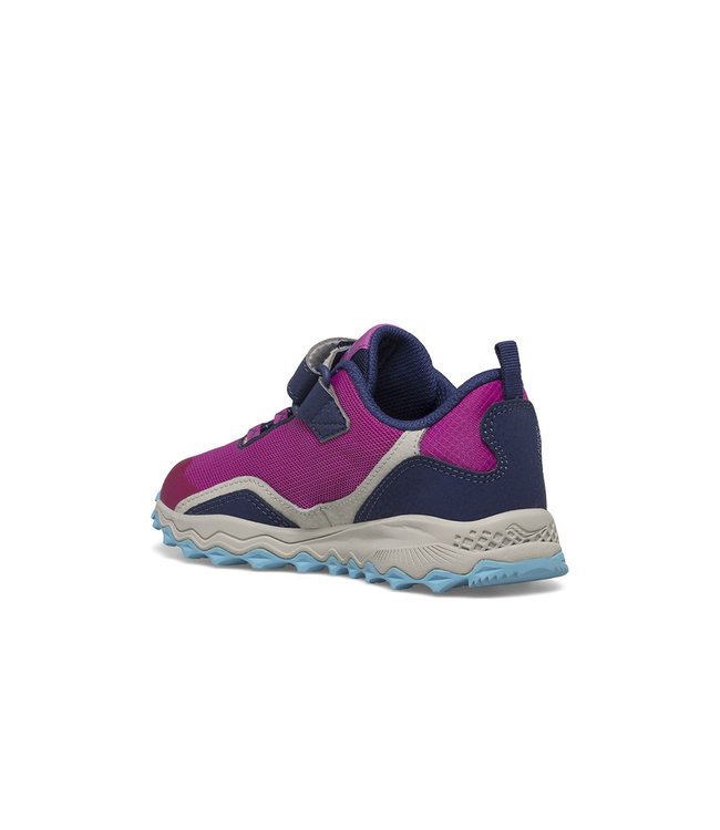 Saucony  Kid's - Peregrine 12 Shield A/C Navy / Pink / Turquoise