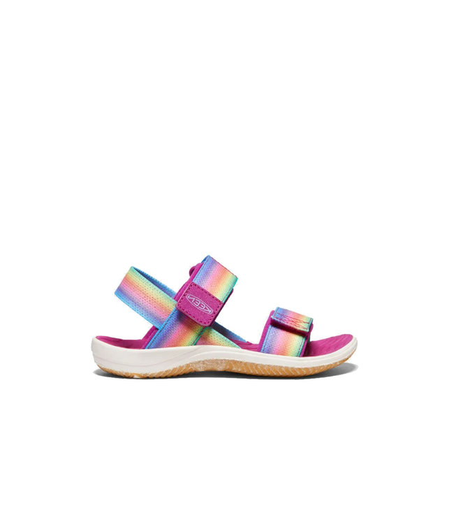 Keen Junior -Elle Backstrap Rainbow/Festival Fuchsia