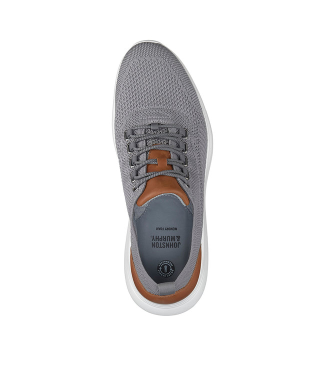 Johnston & Murphy Amherst Knit U-Throat Gris