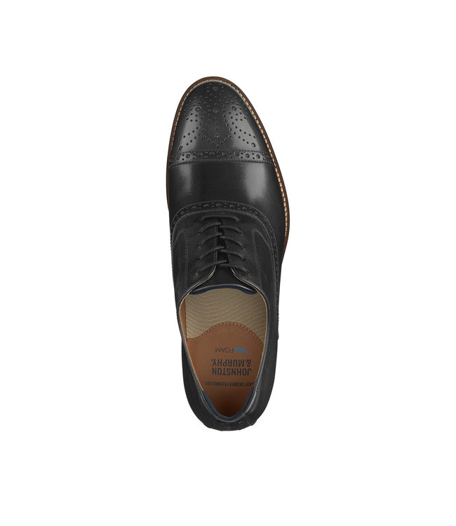 Johnston & Murphy Conard 2.0 Cap Toe Noir