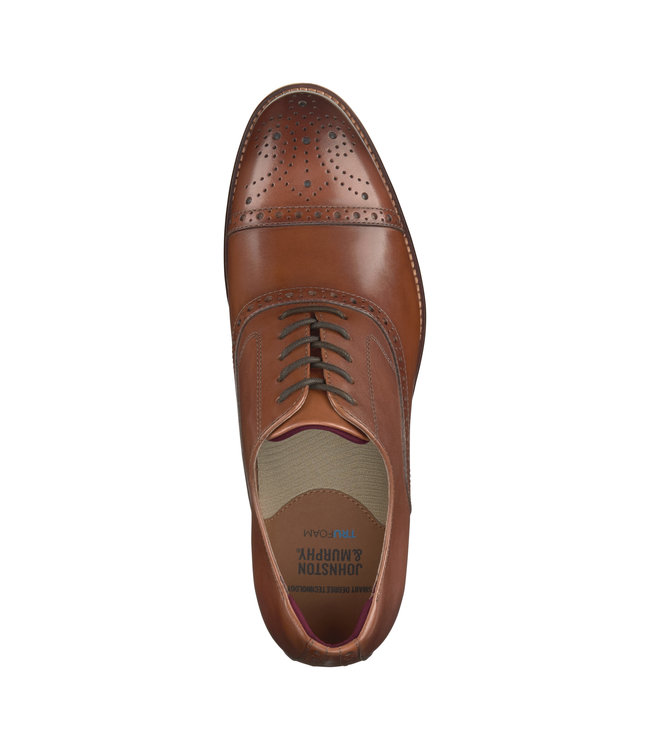 Johnston & Murphy Conard 2.0 Cap Toe Tan