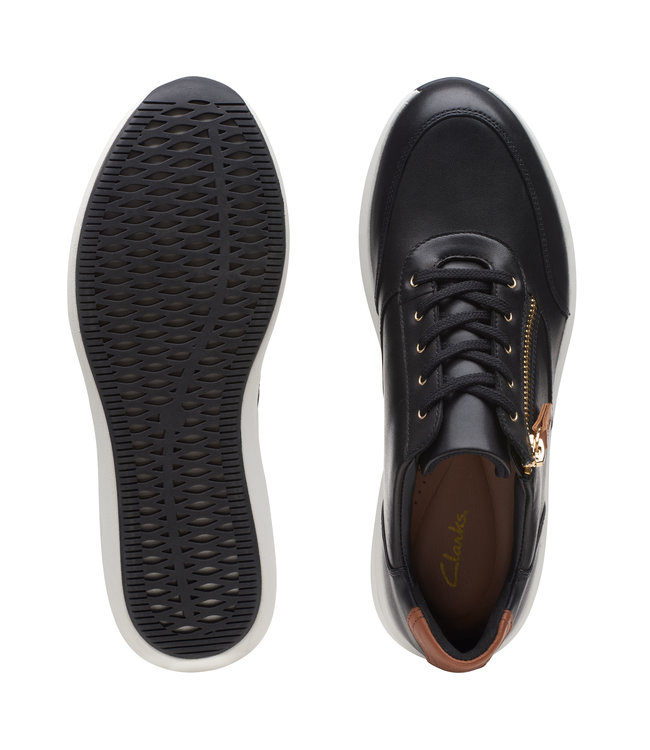 Clarks Un Rio Zip Noir