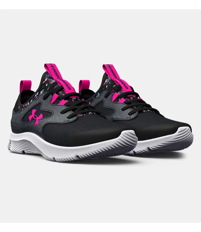 Under Armour Kid's - INFINITY 2.0 PRINT BLACK / PINK PUNK