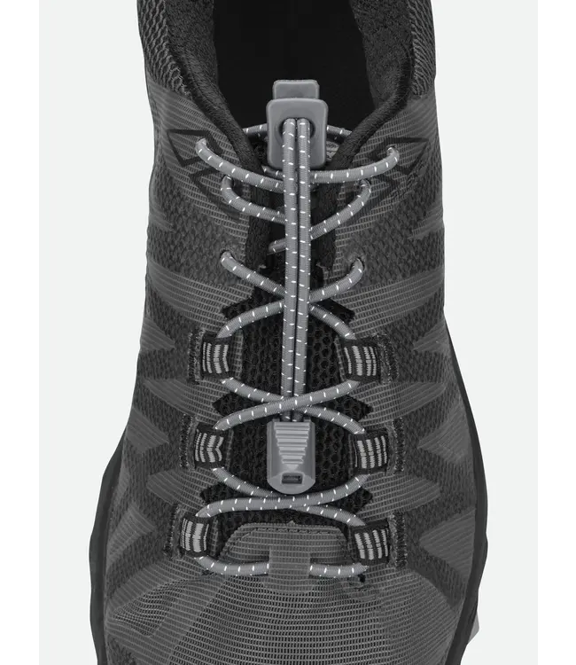 Nathan Run Elastic's Shoelaces Steel Grey