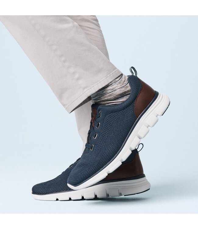 Johnston & Murphy Amherst Knit U-Throat Navy