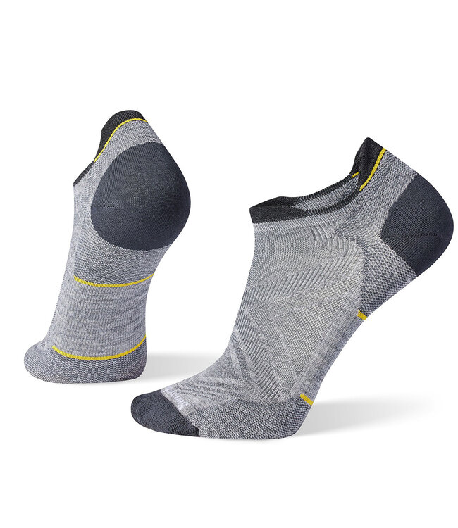 Smartwool Run Zero Cushion Low Ankle Socks Light Grey