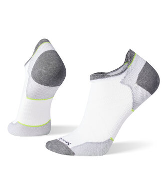 Smartwool Run Zero Cushion Low Ankle Socks White