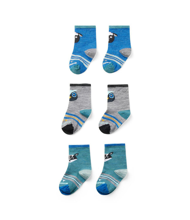 Smartwool Toddler Trio Socks Laguna Blue
