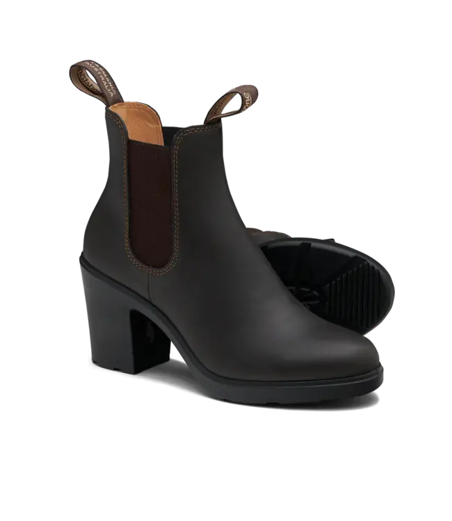 Blundstone 2366 Série pour femmes avec Talons Hauts Brun Stout