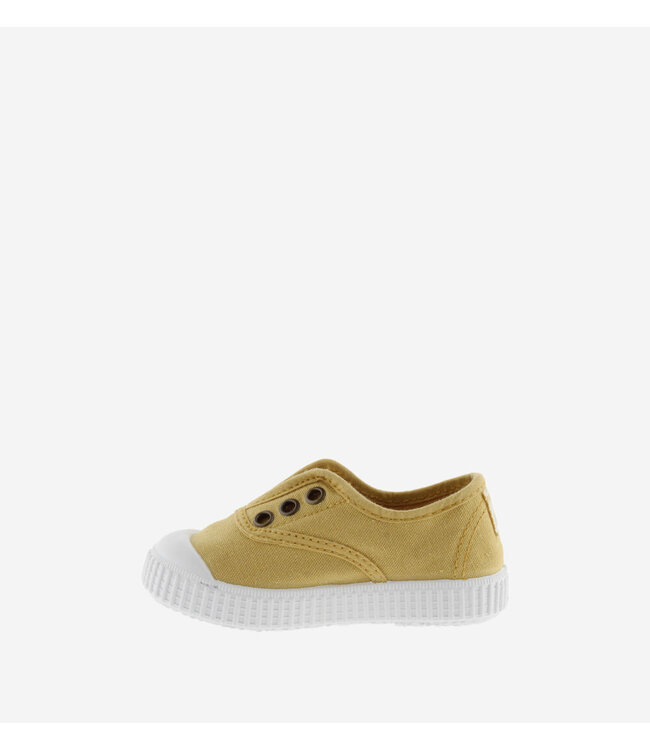 Victoria Plimsol Canvas Yellow