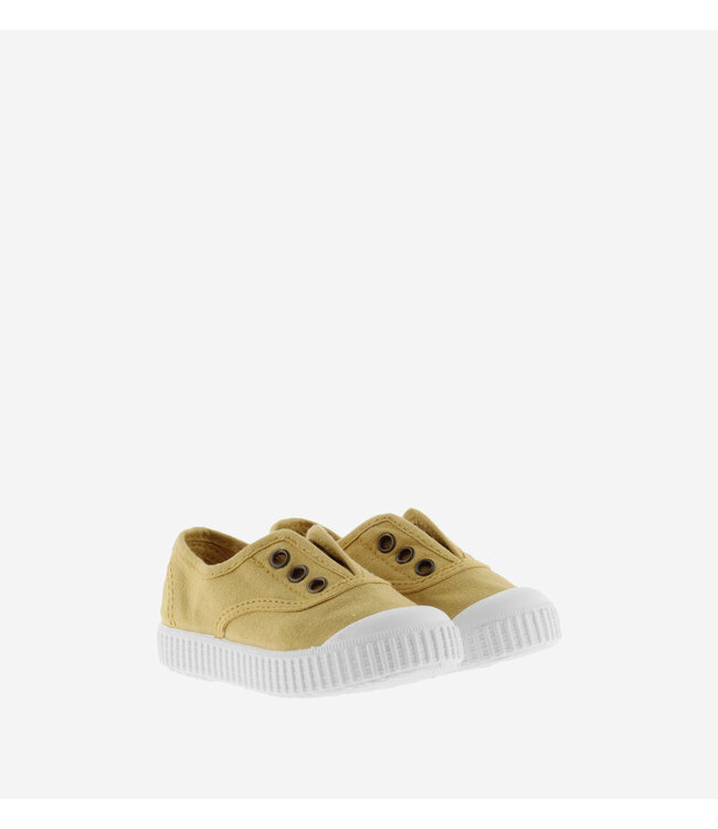 Victoria Plimsol Canvas Jaune