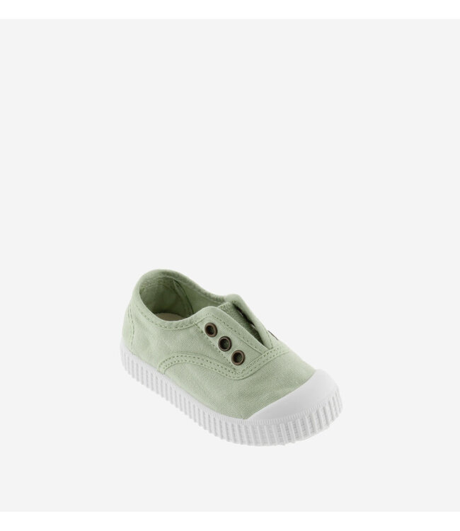 Victoria Plimsol Canvas Wasabi