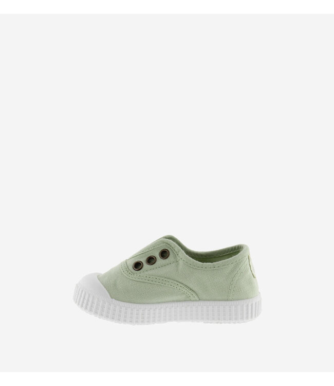 Victoria Plimsol Canvas Wasabi