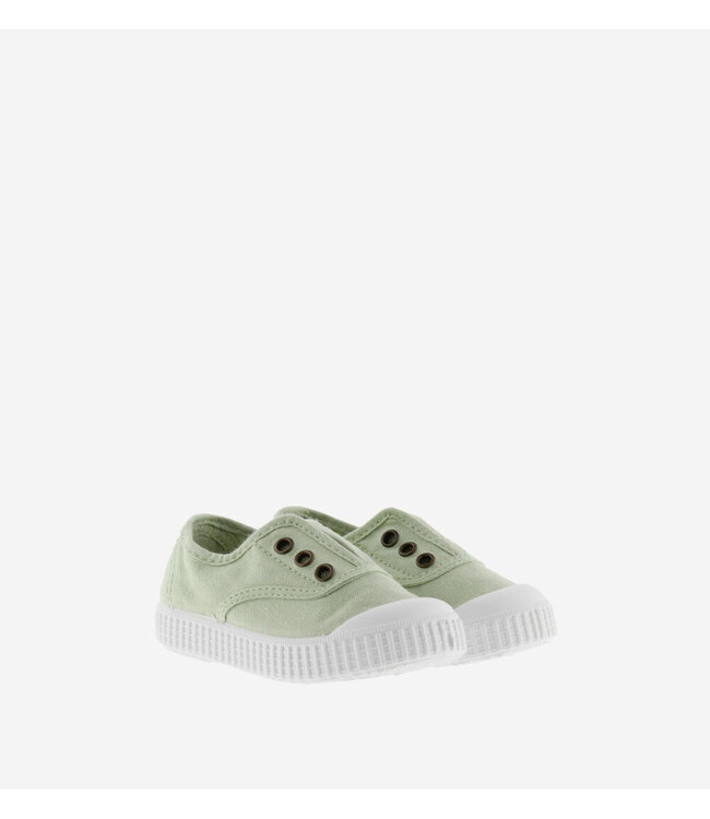 Victoria Plimsol Canvas Wasabi