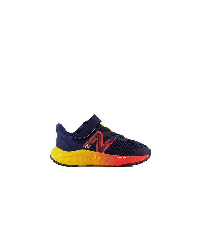 New Balance Toddler's - Fresh Foam Arishi v4 Team navy /Electric red / Egg yolk