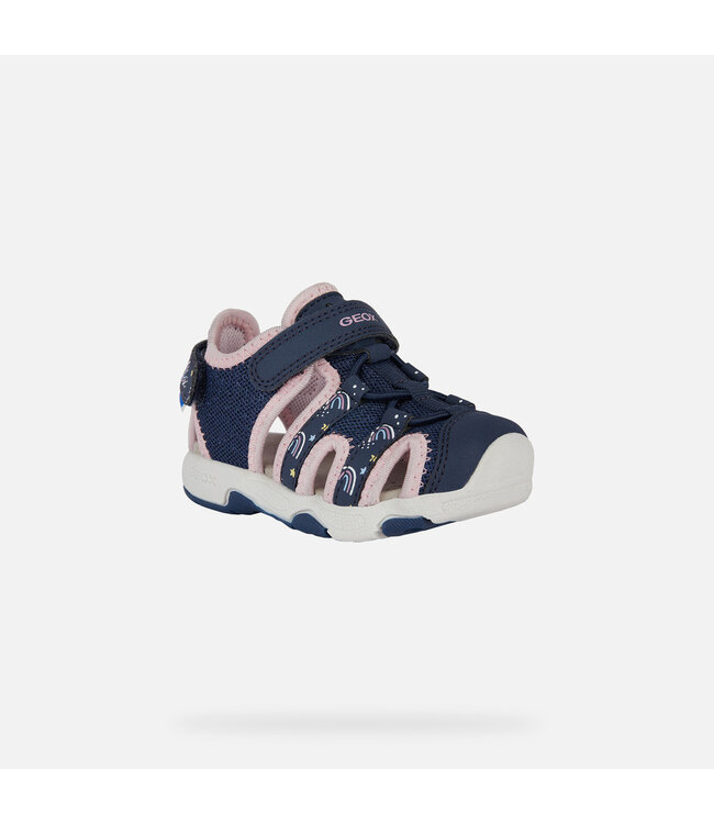 Geox Sandal Multy Navy / Pale Pink