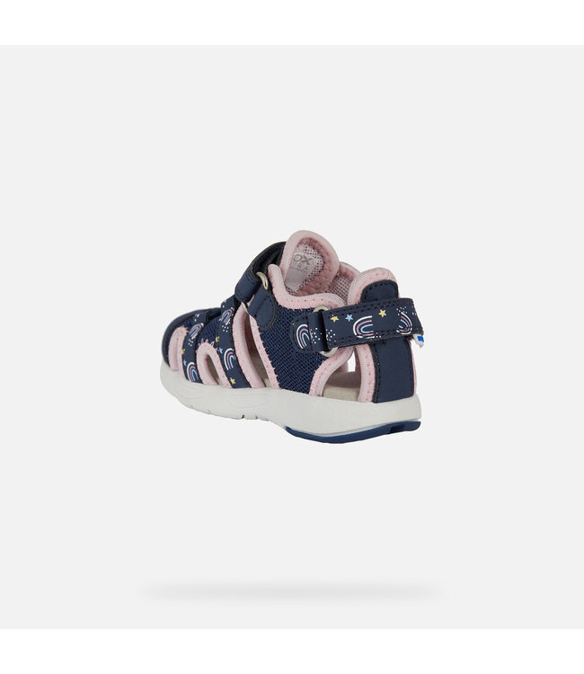 Geox Sandal Multy Navy / Pale Pink