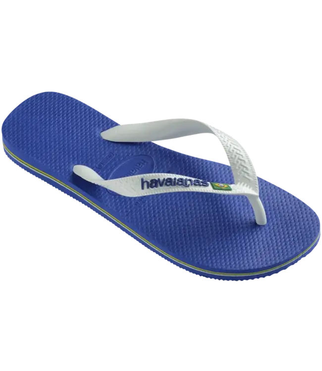 Havaianas Brazil Logo Blue/ White