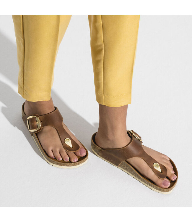 Birkenstock Gizeh Big Buckle Cognac