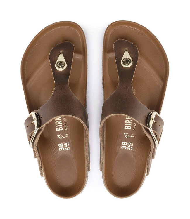 Birkenstock Gizeh Big Buckle Cognac