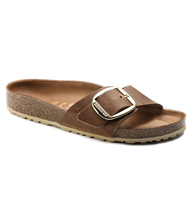 Birkenstock Madrid Big Buckle Cognac