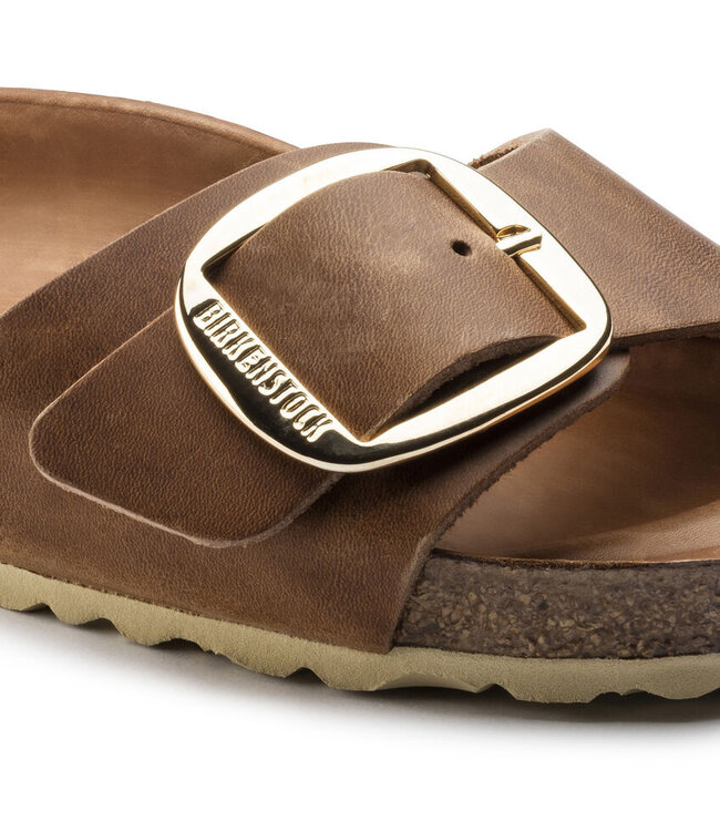 Birkenstock Madrid Big Buckle Cognac