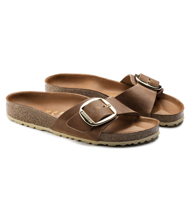 Birkenstock Madrid Big Buckle Cognac