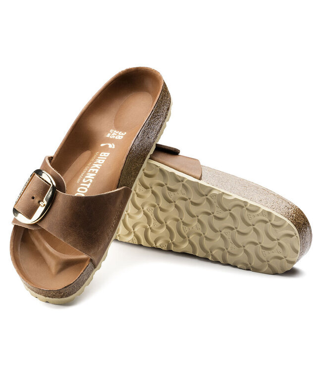 Birkenstock Madrid Big Buckle Cognac