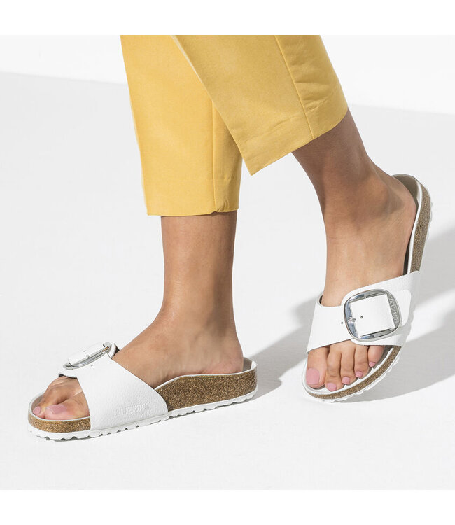 Birkenstock Madrid Big Buckle White
