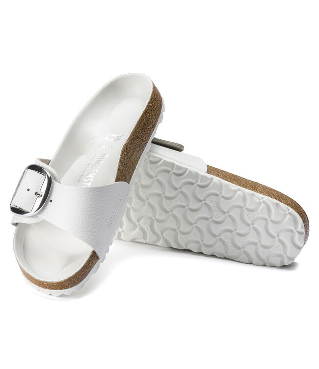 Birkenstock Madrid Big Buckle White
