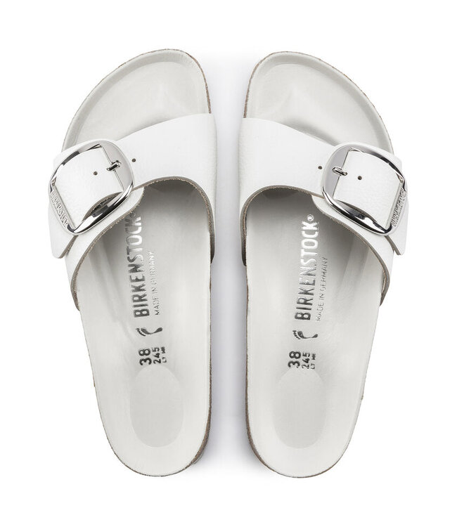 Birkenstock Madrid Big Buckle Blanc