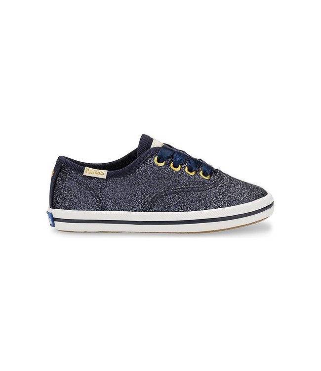 navy glitter keds