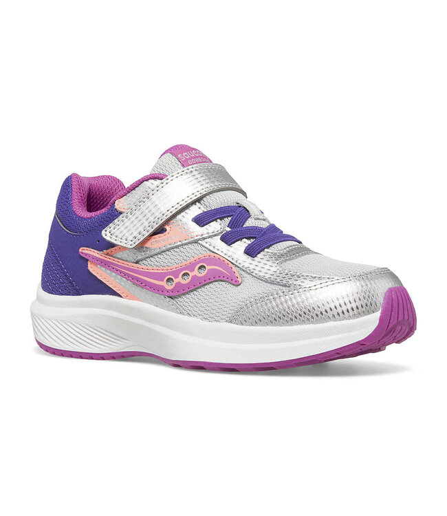 Saucony Enfants - Cohesion KDZ Mauve / Argent / Rose