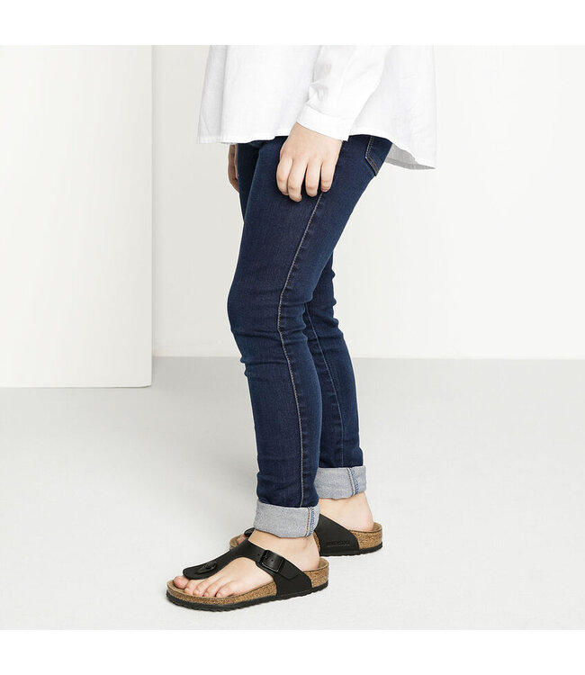Birkenstock Enfants - Gizeh Noir Birko-Flor